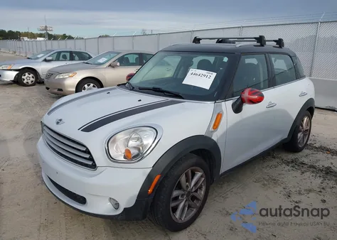 2013 Mini Countryman Cooper из США, поврежденный, VIN WMWZB3C57DWM07503